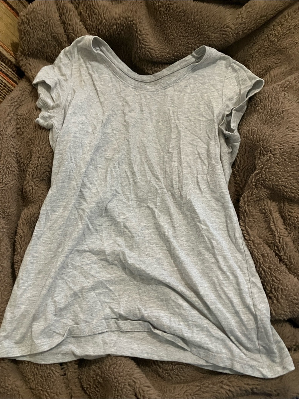 No Boundaries Heather Gray Short Sleeve Tee